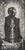 Jose Vicente Aguilera,  "Homenaje a lam no I." 1985/1984. Woodblock print, edition 3/4.                              23” x 12.5”                      #2681.     Portrait of Wilfredo Lam