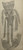 El Monje (Juan Andrés Rodríguez), Untitled, 1989. Ink on paper. 18” x 9” #6337 (SL)