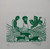 Mendive (Manuel Mendive) #3116. Untitled, 2001.  Serigraph print edition 119/150.     8.75 x 8.5 inches.. 
