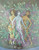 Alicia Leal #4406. "Tres herbes," 2007. Oil on canvas. 18" x 14.75"