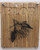 William Perez #6754B. "Flor," N.D. Mixed media/wood and plexigrass. 12.5 x 10.5 Inches.  