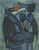 Juan Moreira #6765. "La pareja," 1999. Serigraph Print edition 33 of 100.  29.5 x 12.5 inches.