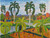 Castillo (Osvaldo Castillo Vasquez) #5096  "Mi Lugar Prefedido,"  N.D. Acrylic On Canvas  28.5" X 36"