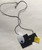 Conga design shop, Havana. Mondrian-style rectangular plastic art on a necklace #423K.
