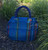 Phifertex Mesh bag #422F. Dimensions 9" x 11" x 6" gusset. 12" from top of strap to bottom of bag.