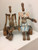 Juan Karlos Echeverria #6408 Untitled, ND. Mixed media, wood sculpture. 10” x 12.5” x 7.5”