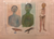 Montebravo (José Garcia Montebravo) 3 Figuras, 2000. Mixed Media On Paper. 13.50” x 18”   #4793