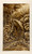 RUBICELDYS [R. BERNAL] #5864   Untitled, 2022, Liquid Tar/Asphalt on paper  7.25" x 4.25"