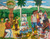 Osmar Peña Clavel,  "17 de Diciembre matando el chivo," 2010. Oil on canvas,  16" X 19.75"   #5342A