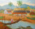 Keyner Piedra Sánchez,                                                            " La llegada de Jacinto," 2010. Oil on canvas.                        17" x 21.5"           #5355
