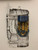 Carlos César Román,   "White background, Verdad," N.D. Mixed media on wood.             20 “ x 10.5“     #5673 (SL)