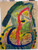 NIcolas Lara,   'Love Madona,' 2003. Mixed media on kraft paper.                         15” x 11.5”                                                                             #3917