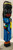 Castillo (Osvaldo Castillo Vasquez), Untitled, 2000. Painted wood sculpture.      23.5” x 4.5” x 3”  #7891  SOLD
