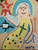 Wayacón (Julian Espinosa), Untitled, N.D. Tempera on brown paper bag. 8.5” x 11” #2523-27