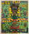 Vilva (Elio Vilva-Trujillo),  "Oggun, Orisha mayor," 2019. Mixed media on canvas, 15" x 12" #6015