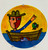 Fuster (José Rodríguez Fuster), Untitled, N.D. Acrylic on vinyl record. 12" diameter. #5796E