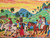 Castillo (Osvaldo Castillo Vásquez), “Campesinos felices,” 2008. Acrylic on posterboard, 8.75" x 13". #4521.