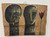 Carlos César Román, Untitled, N.D.  Mixed media on wood. 7.25" x 10.25". #5673B