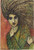 Karang (Karyna Alonso)  Untitled, 2008. Mixed media on handmade paper. 16"x10"   #6206.
