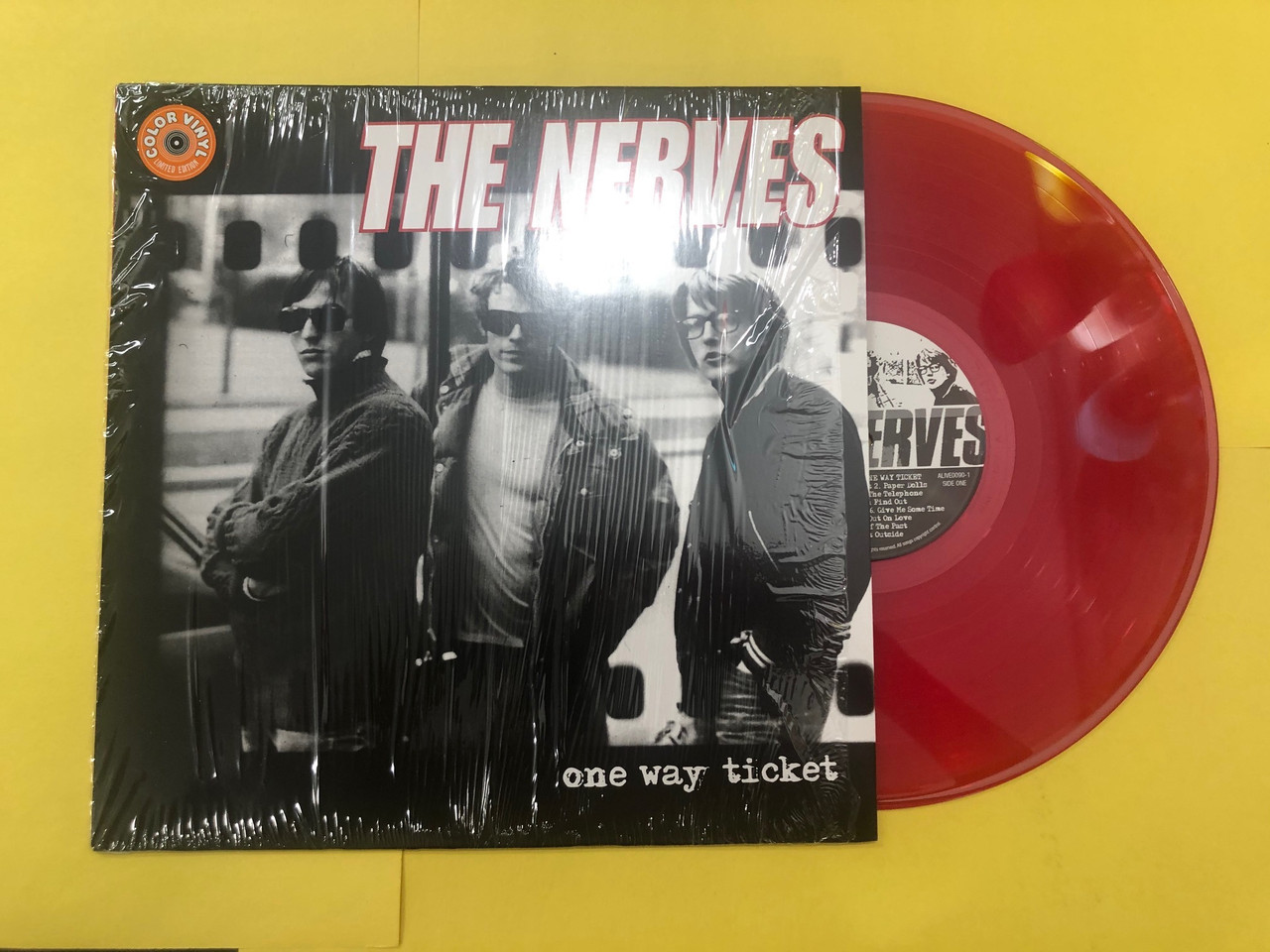 NERVES - One Way Ticket (70S POWERPOP LEGENDS!) CLEAR RED VINYL- LP