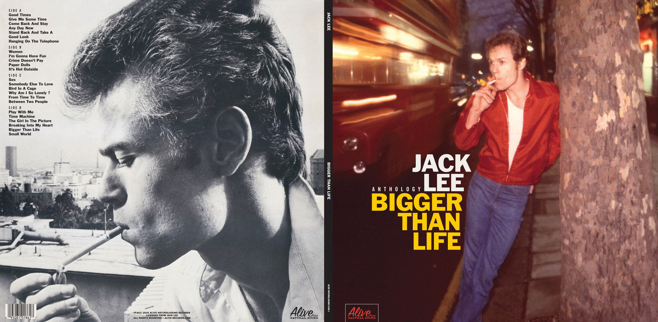 LEE,JACK (NERVES!) BIGGER THAN LIFE -ANTHOLOGY - DBL GATEFOLD - LP