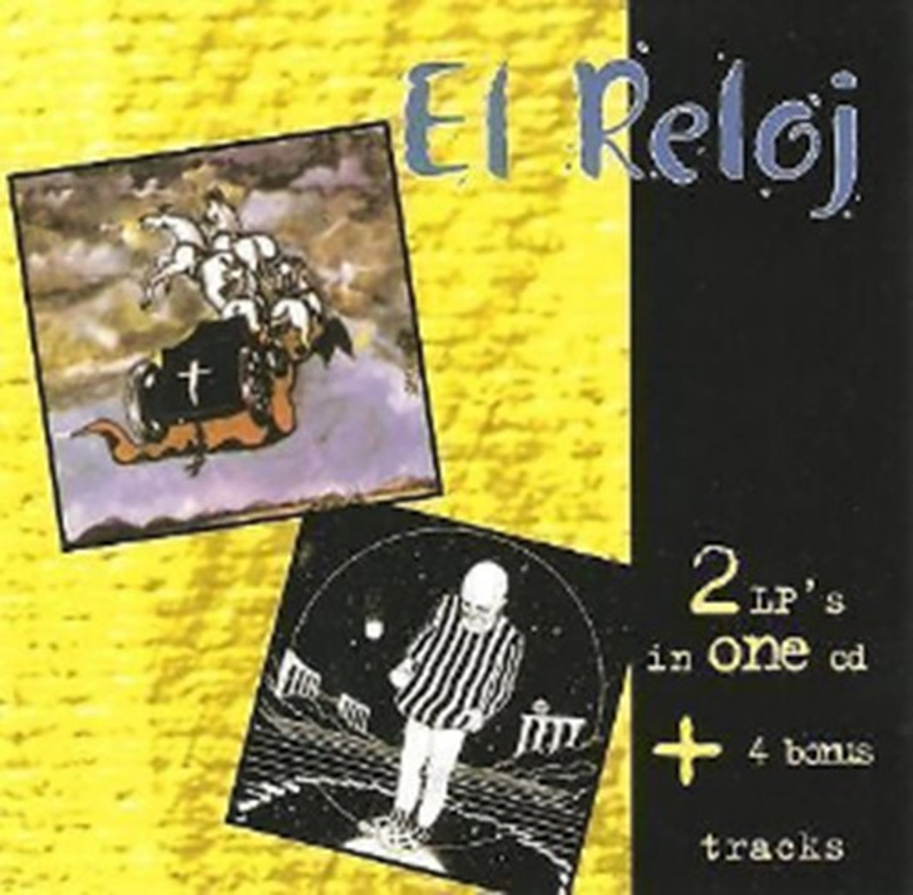 EL RELOJ - 2 LPs on ONE CD plus bonus tracks (70s Argentina premiere hard  rock ) CD - Bomp Records