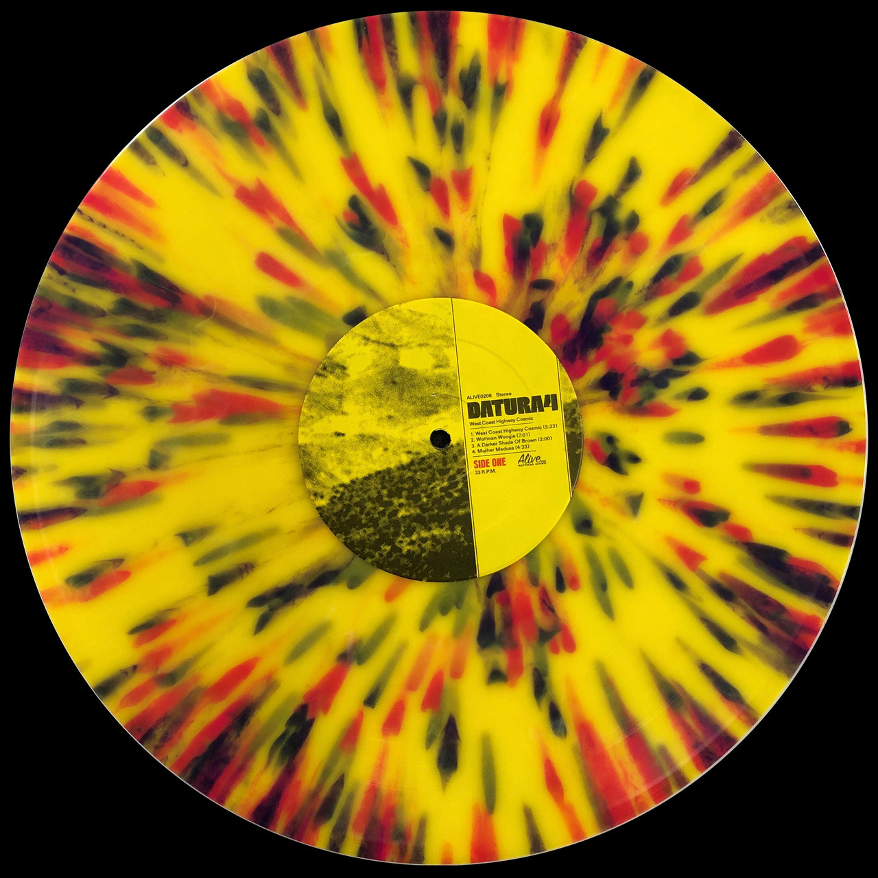 DATURA4 - WEST COAST HIGHWAY COSMIC - AMAZING LTD ED SPLATTER VINYL! (70s  style psych)