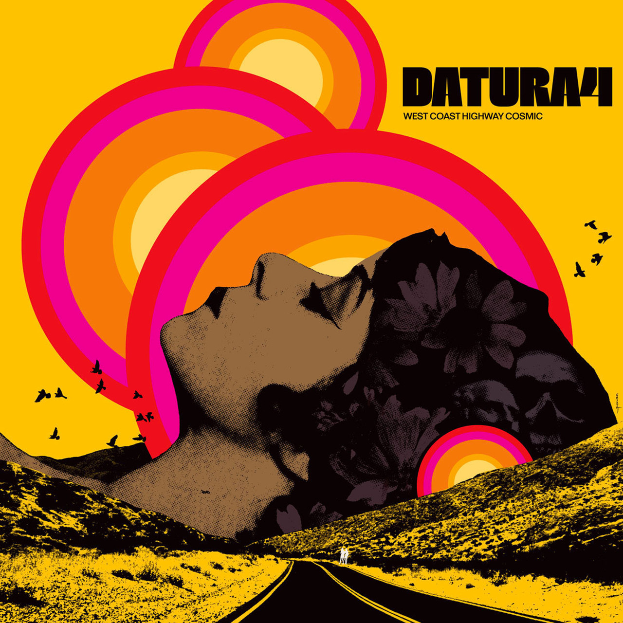 DATURA4 - WEST COAST HIGHWAY COSMIC - AMAZING LTD ED SPLATTER VINYL! (70s  style psych)