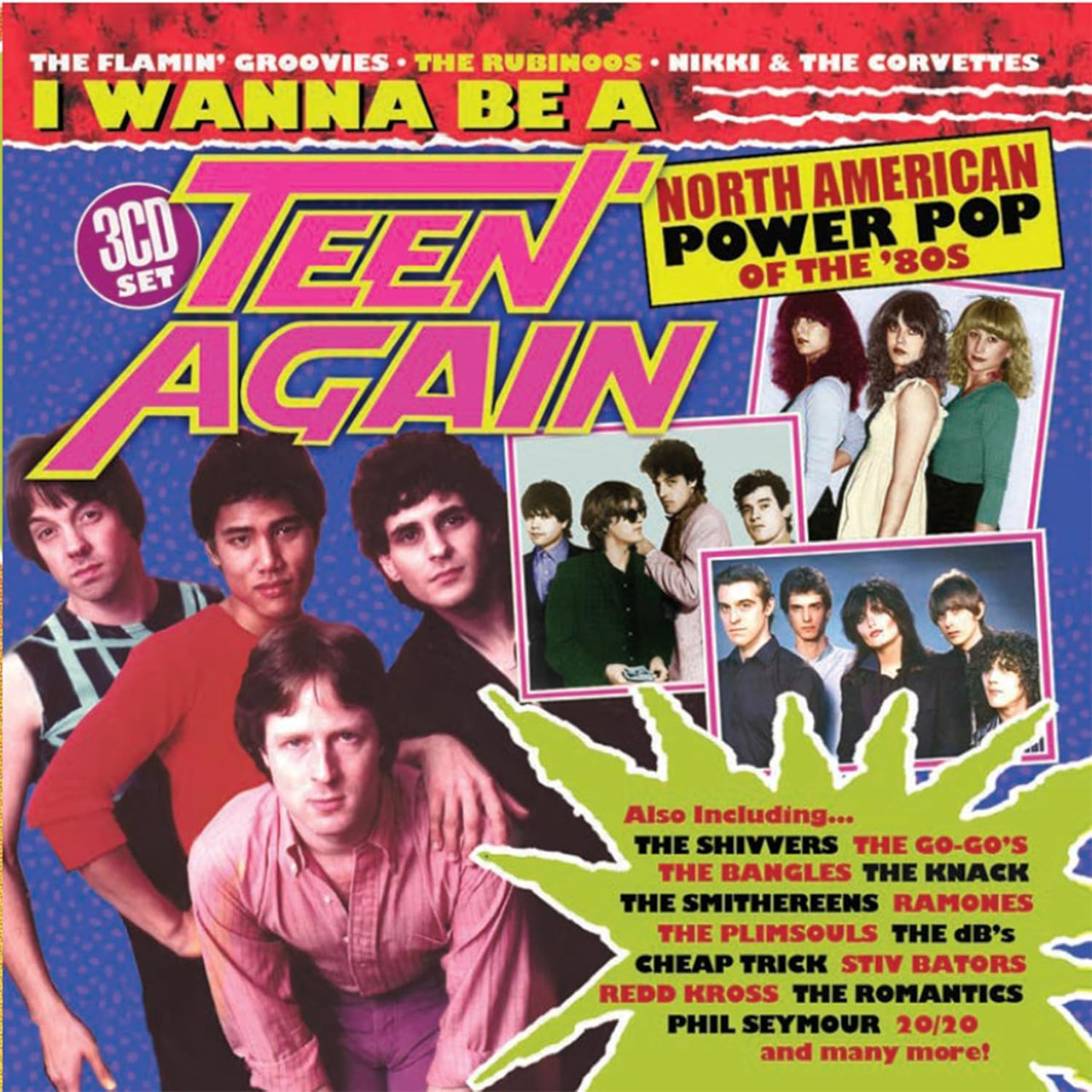 I WANNA BE A TEEN AGAIN -American Power Pop 1980-1989, 3CD Box Set