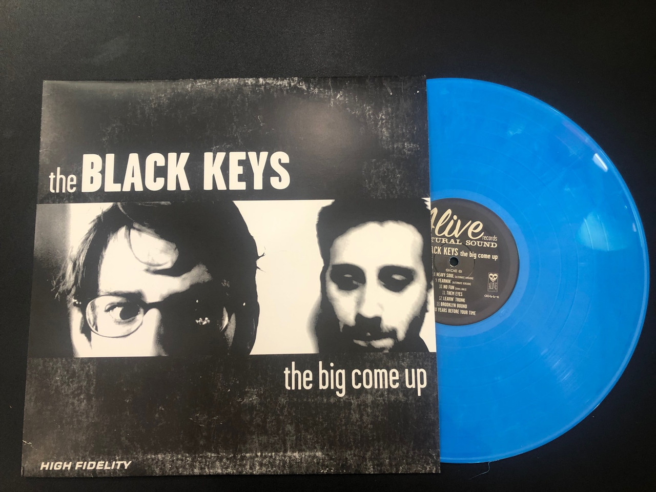 BLACK KEYS - The Big Come Up - LTD ED of 100 on GORGEOUS 180 GRAM BLUE  MARBLE ! LP