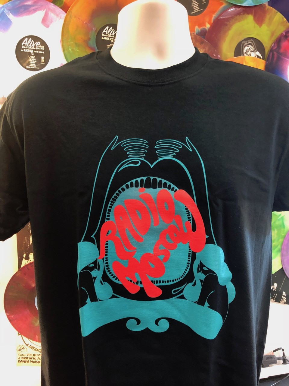 RADIO MOSCOW - Green and red on black- LAST ONES! T Shirt - Bomp