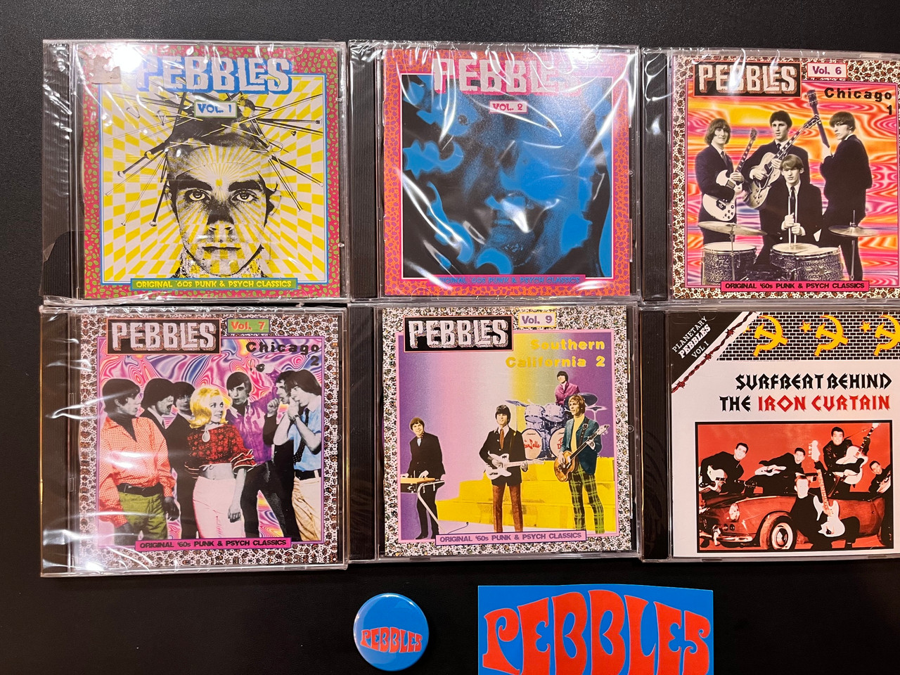 PEBBLES -SIX CD BUNDLE! LEGENDARY ORIGINAL 60S & 70S PSYCH,ACID