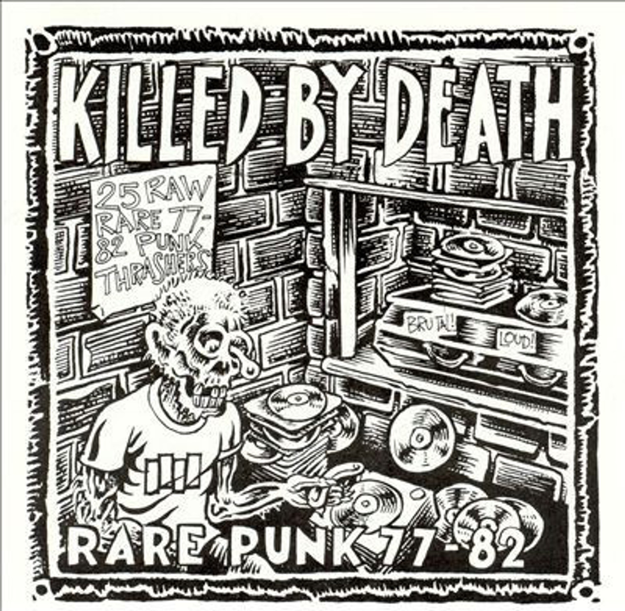 KILLED BY DEATH #1- (Rare U.S. punk) COMP LP