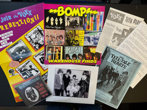 TELLTALE HEARTS - ARCHIVAL CD FAN SET WITH PHOTOS, FLIER, RARE 1986 VOXX ZINE, AND MORE! TELLTALE HEARTS - ARCHIVAL CD FAN SET WITH PHOTOS, FLIER, RARE 1986 VOXX ZINE, AND MORE!