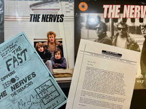 NERVES - SET #3- One Way Ticket WITH SPECIAL COVER & ARCHIVAL MATERIALS! (70S POWERPOP LEGENDS!) BLUE VINYL LP NERVES - SET #3- One Way Ticket WITH SPECIAL COVER & ARCHIVAL MATERIALS! (70S POWERPOP LEGENDS!) BLUE VINYL LP