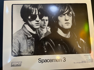 SPACEMEN 3 - BOMP GLOSSY PROMO PHOTO 1989 - RARE! 