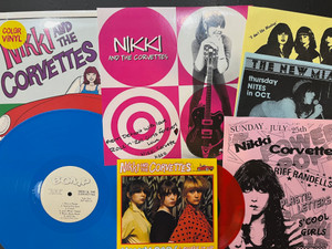 NIKKI CORVETTE-SET #1 -AUTOGRAPHED SET!WITH 7" ,FLIERS & EXTRAS. 