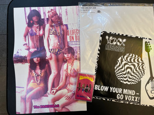 PANDORAS - TEST PRESSING VOXX 200.021 "IT'S ABOUT TIME"- WITH POSTER, SPECIAL COVER AND CASSETTE!!