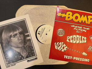 NEW WAVE SURF PARTY (OR 001) RARE SURF INSTRO- ORIGINAL 1981 TEST PRESSING, WITH GREG SHAW'S HANDWRITING ! 