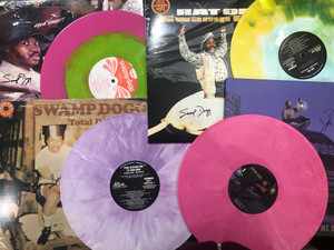 SWAMP DOGG- BOX SET! DELUXE 4 LP AUTOGRAPHED COLOR VINYL "BOX" SET SWAMP DOGG- BOX SET! DELUXE 4 LP AUTOGRAPHED COLOR VINYL "BOX" SET