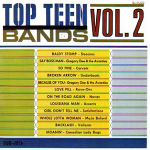TOP TEEN BANDS VOL 2 -60s GARAGE- COMP CD TOP TEEN BANDS VOL 2 -60s GARAGE- COMP CD