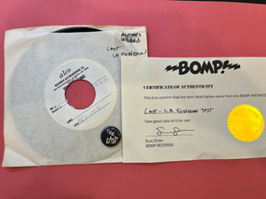 LAST - LA EXPLOSION! 1978  7" TEST PRESSING -AUCTION ITEM- SEND BID BY JUNE 28TH.
