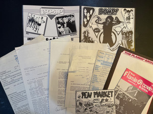  FLAMIN GROOVIES - THE 1976 UK TOUR BUNDLE -AUCTION ITEM !! MINIMUM BID $1,000- CLOSING  WED JAN 14th 