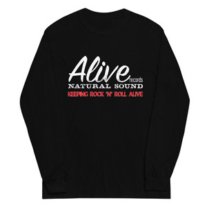 ALIVE - KEEPING ROCK N ROLL ALIVE - LONG SLEEVE T-SHIRT (BLACK) FREE SHIPPING! ALIVE - KEEPING ROCK N ROLL ALIVE - LONG SLEEVE T-SHIRT (BLACK) FREE SHIPPING!