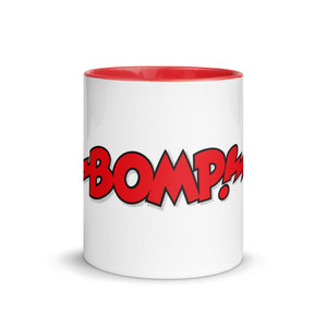 Bomp - Classic Logo White & Red Mug - FREE SHIPPING! Bomp - Classic Logo White & Red Mug - FREE SHIPPING!