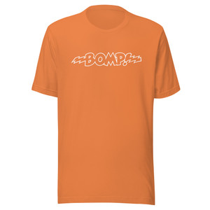 Bomp - Classic Logo T-SHIRT (ORANGE) FREE SHIPPING! Bomp - Classic Logo T-SHIRT (ORANGE) FREE SHIPPING!