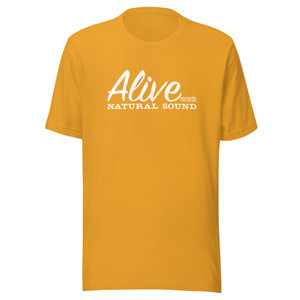 ALIVE - T-SHIRT (YELLOW) FREE SHIPPING!