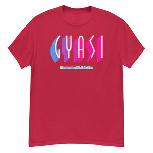 Gyasi - Pronounced Jah-See - T-Shirt (Red) FREE SHIPPING 