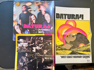 DATURA4 - INVISIBLE HITS -with AUTOGRAPHED INSERT, & POSTER 