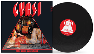 GYASI  - ROCK N ROLL SWORD FIGHT  (Bolan/ Bowie style GLAM! )W INSERT - BLACK VINYL